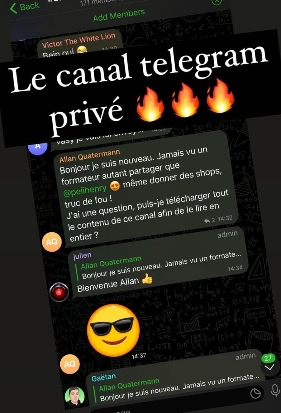 Témoignage 6 : club privé Momentum