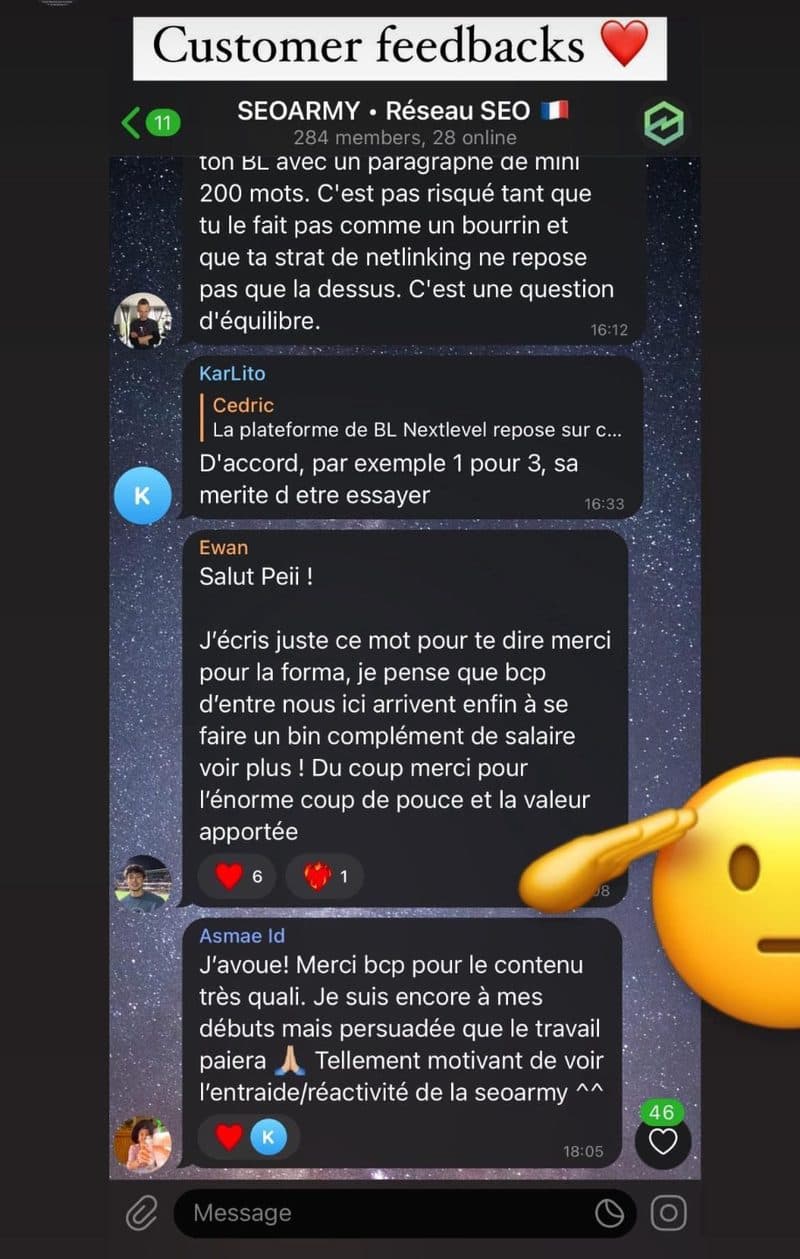 Retour membre 5